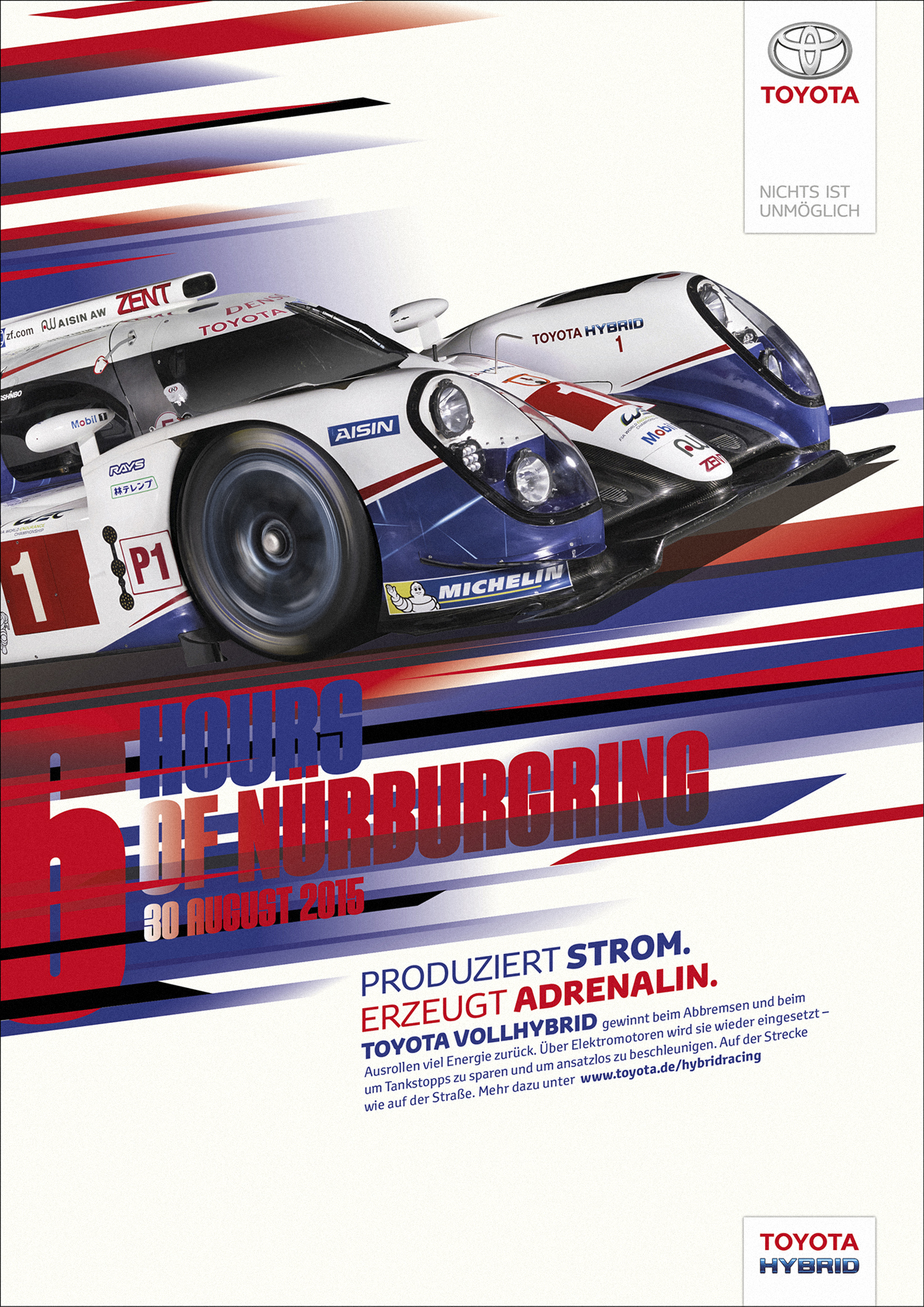 Toyota. WEC Racing Posters. 2